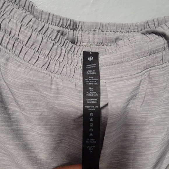 LULULEMON MEN Gray Shorts - Picture 5 of 5